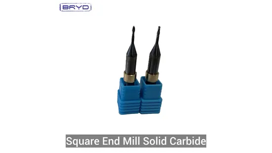 Premium Solid Carbide Square End Mill - 0.0625" Diameter